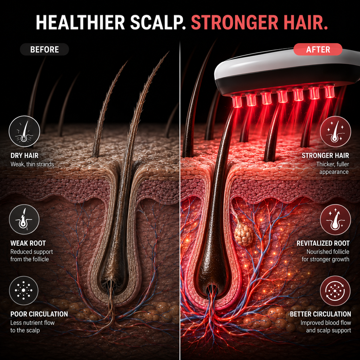 Monaé® ScalpGlow™ - Stronger Roots, Visible Growth